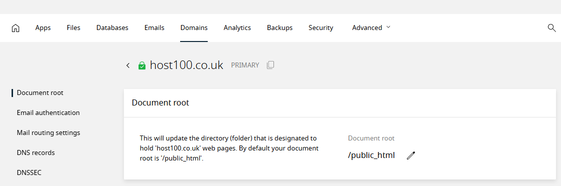 Domain Detail