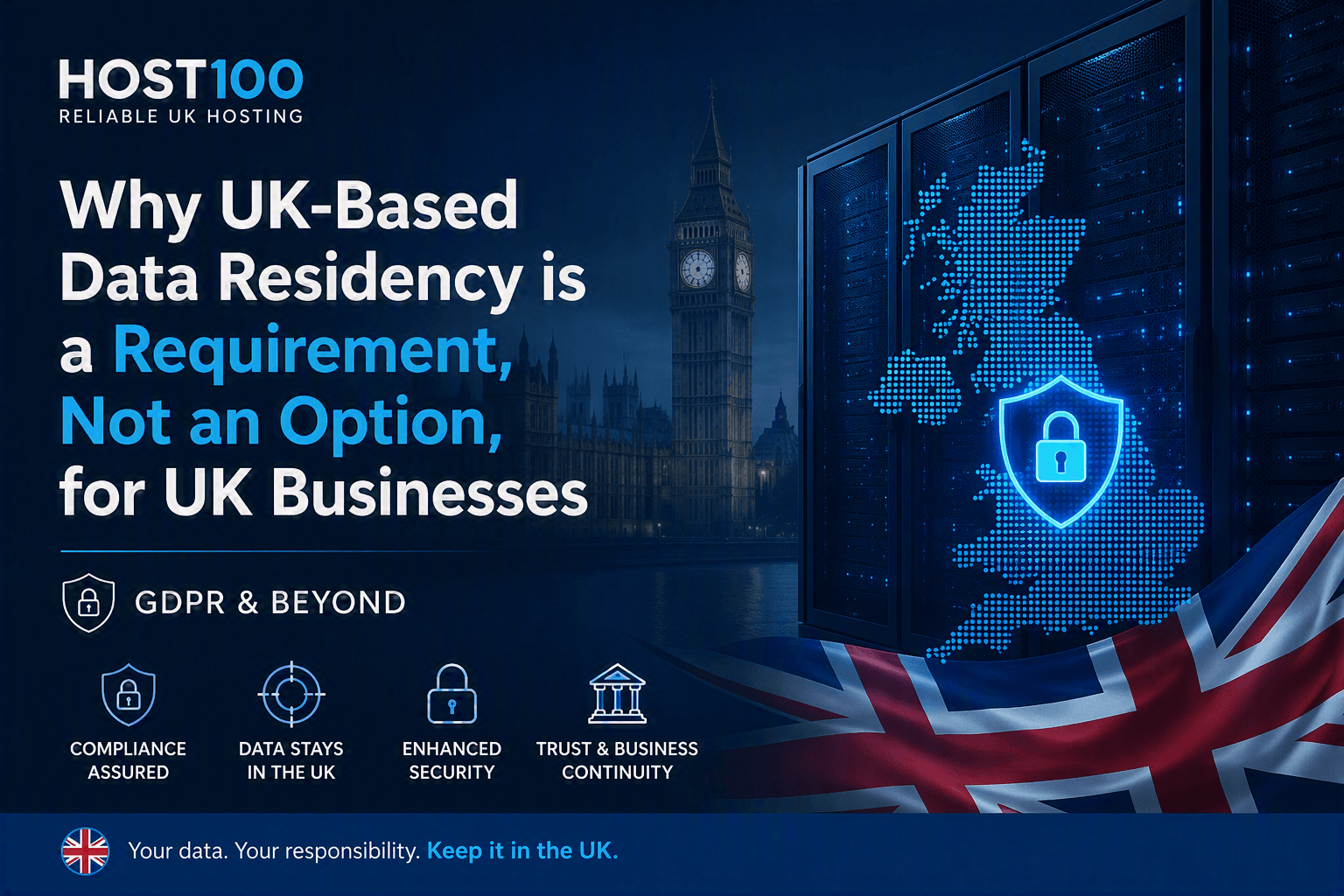 Why UK-Based Data Residency is a Requirement, Not an Option, for UK Businesses (GDPR & Beyond)